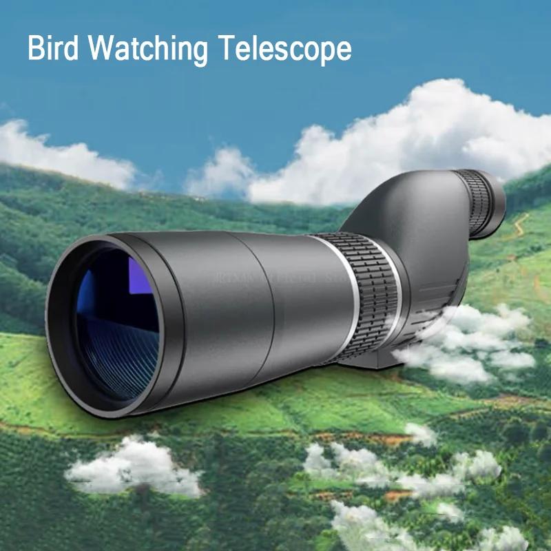 단안 줌 HD 망원경, 장거리 프리즘 Bak4 방수, 김서림 방지, 캠핑 조류 관찰 풍경, 강력한 단안